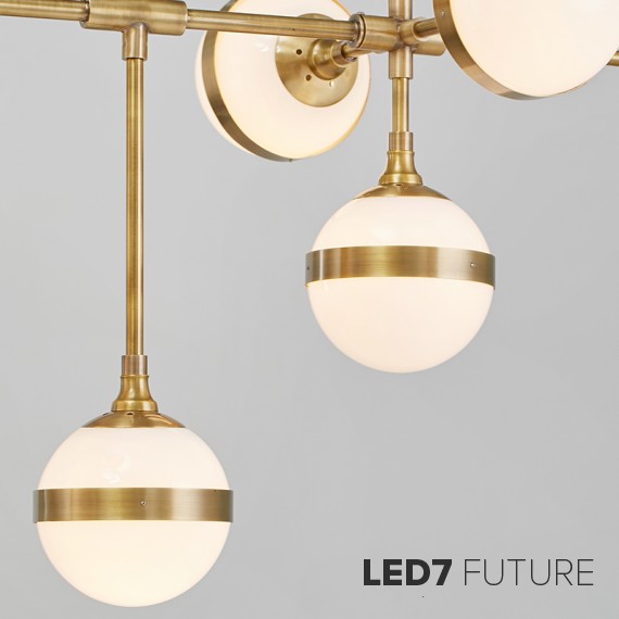 Loft Industry Modern - Balls Plan Chandelier